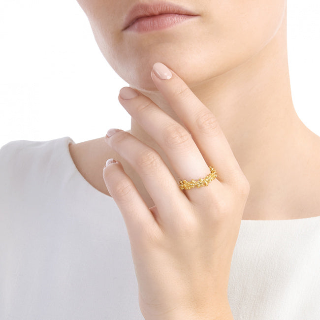 Coral Adjustable Ring