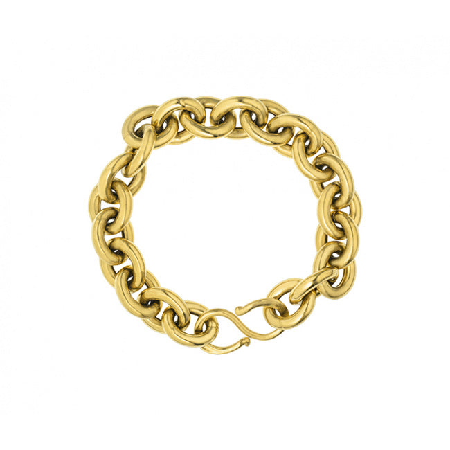 Chunky chain Bracelet with Thalassa Disc