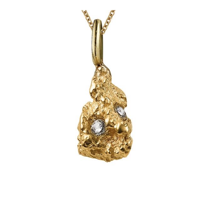 Nugget Ocean Diamond Necklace