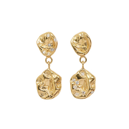 Terra Sapphire Drop Stud earrings