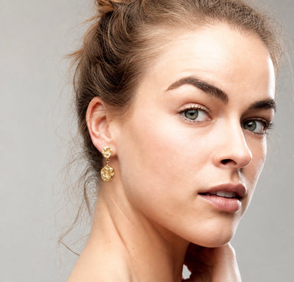 Terra Sapphire Drop Stud earrings